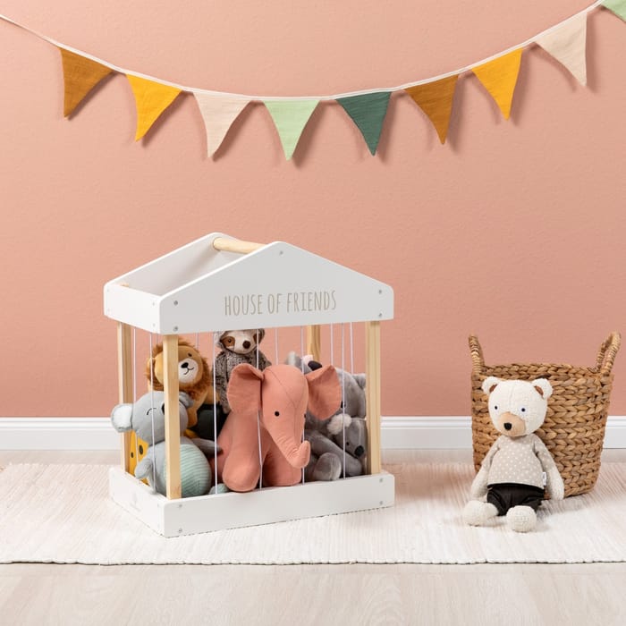 Stuffed Toy Storage - House of Friends (White)
