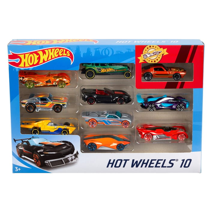 Hot Wheels Cars (Assorted) - Pack of 10