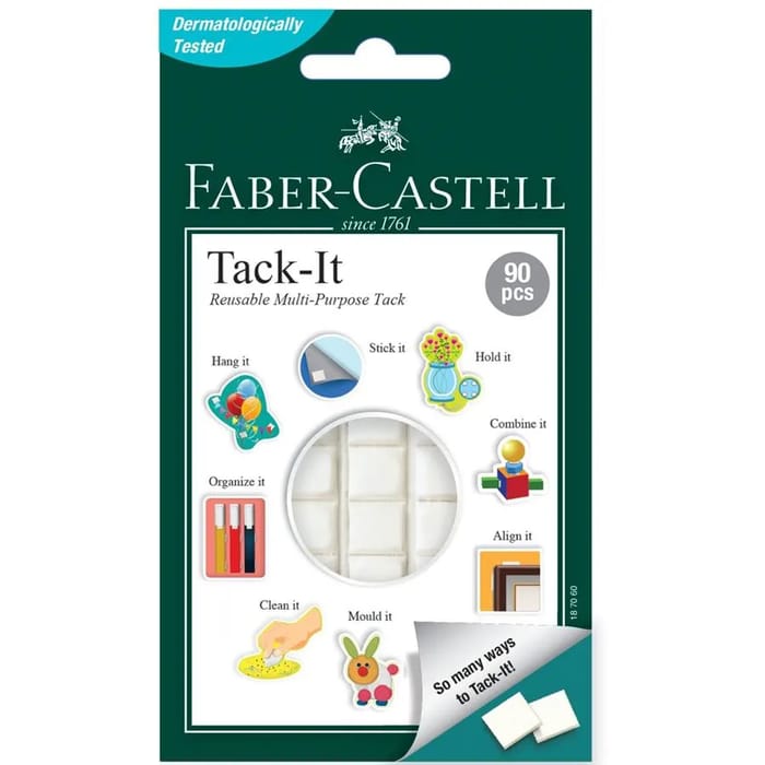 Tack-It Multi-Purpose Sticky Tack - White, 50 gr