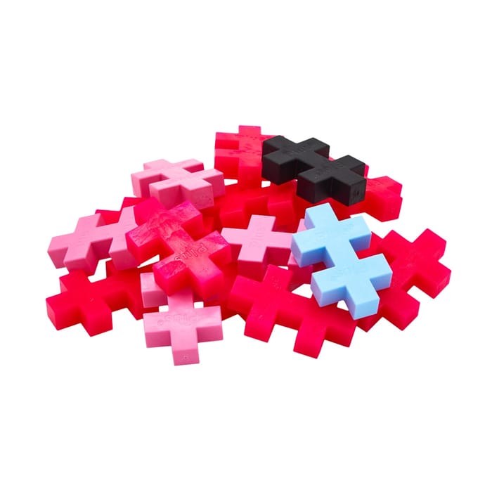 Plus-Plus BIG - Flamingo, Tube with 15 pcs