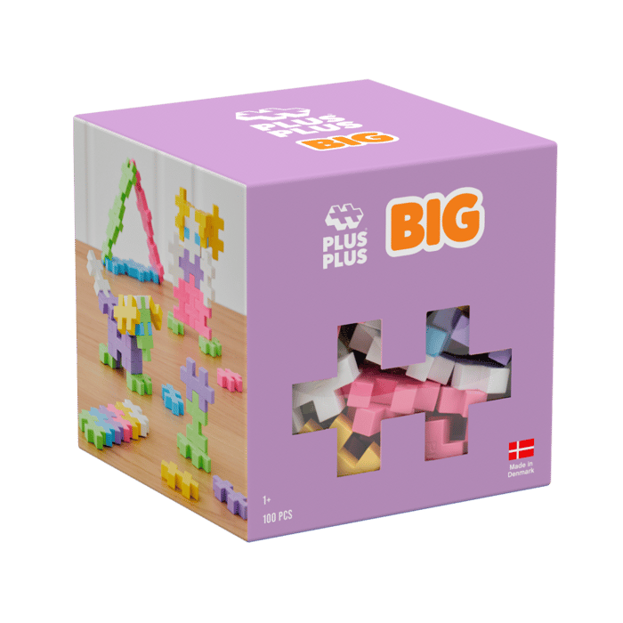 Plus-Plus BIG - Pastel, 100 pcs
