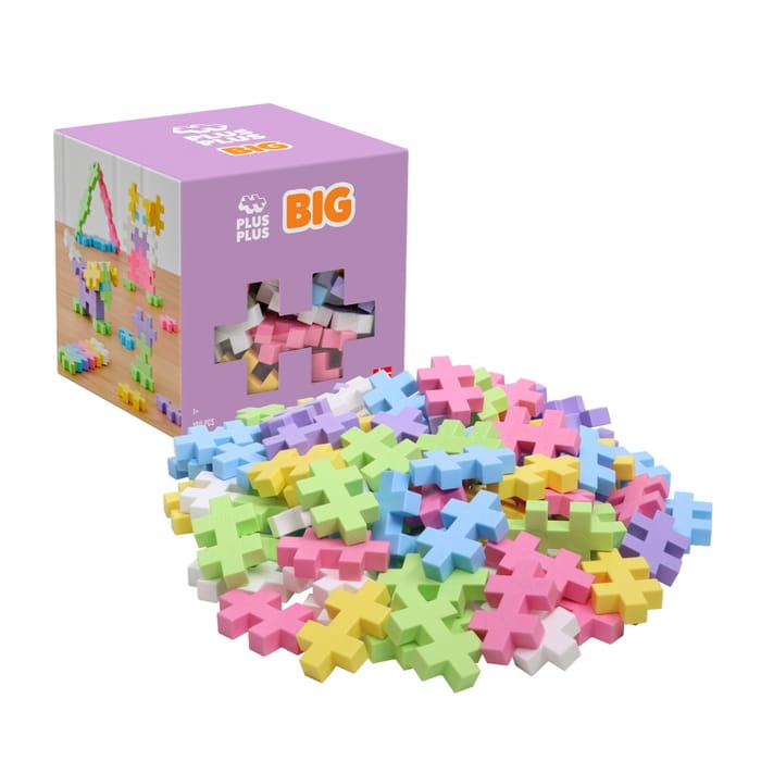 Plus-Plus BIG - Pastel, 100 pcs