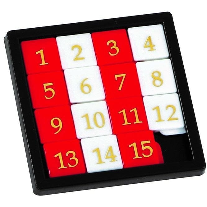 Sliding Puzzle with Numbers (1-15)