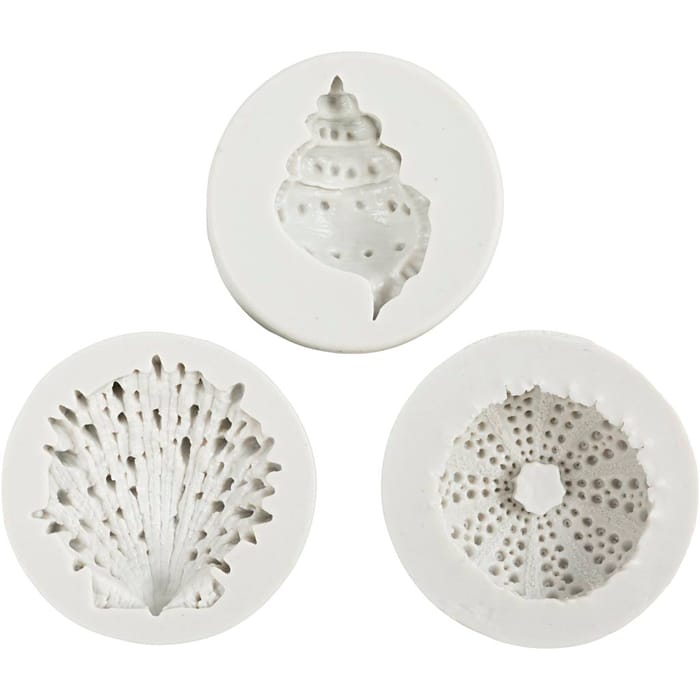 Silicone Mould - Marine Animals, 3 pcs