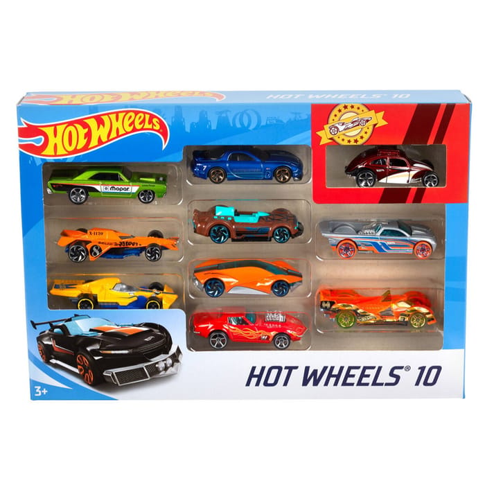 Hot Wheels Cars (Assorted) - Pack of 10
