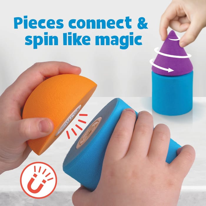 Magnetic Foam Blocks - Airplane, 10 pcs