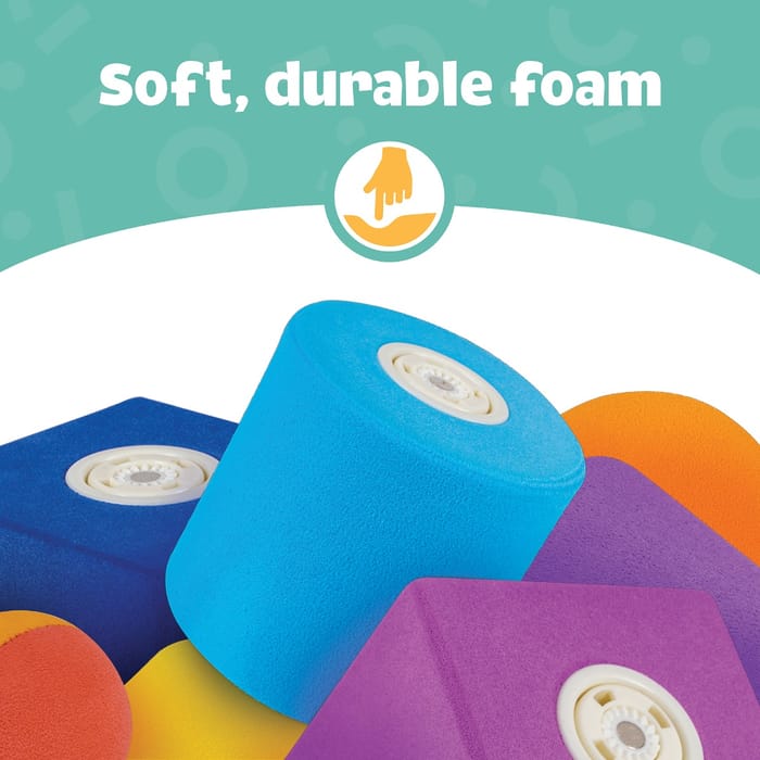 Magnetic Foam Blocks - Airplane, 10 pcs