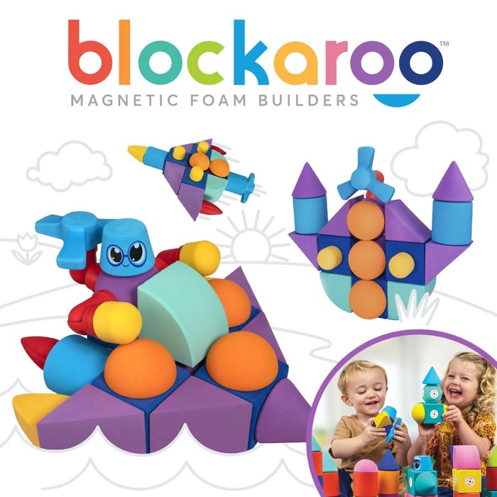 Magnetic Foam Blocks - Building Set, 50 pcs