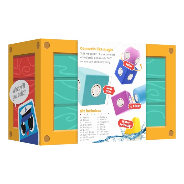 Magnetic Foam Blocks - Treasure Chest, 50 pcs