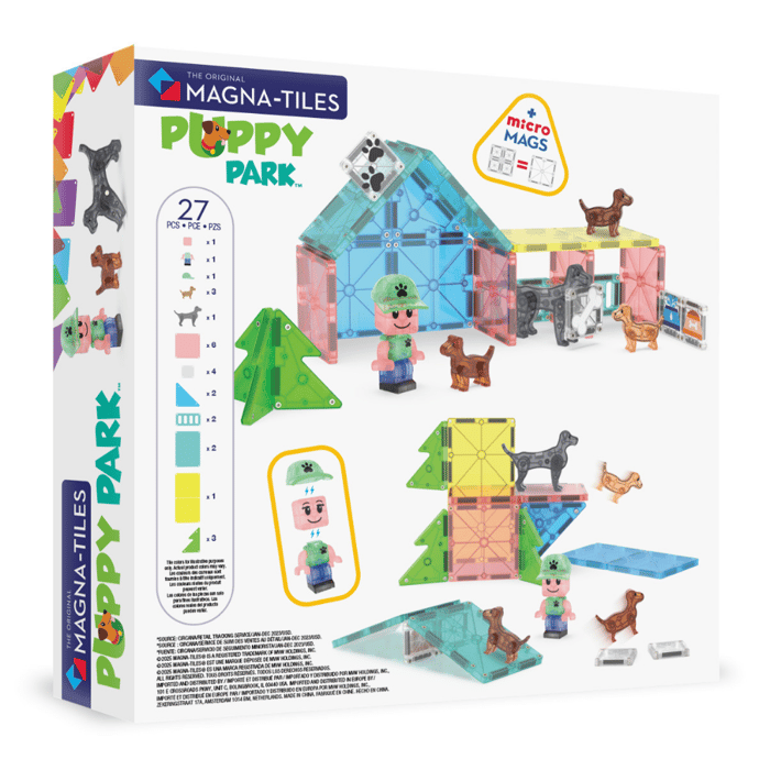 Magna-Tiles | Puppy Park, 27 pcs