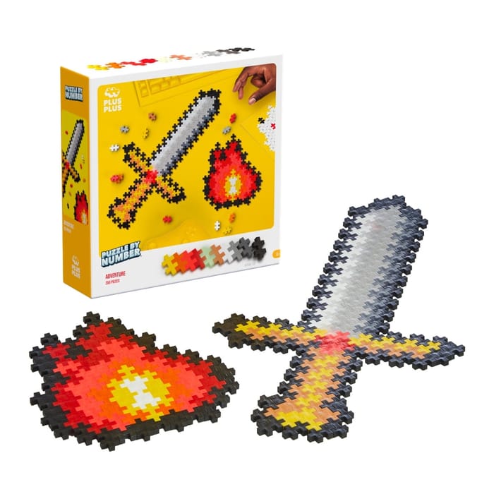 Plus-Plus - Puzzle By Number, Adventure, 250 pcs