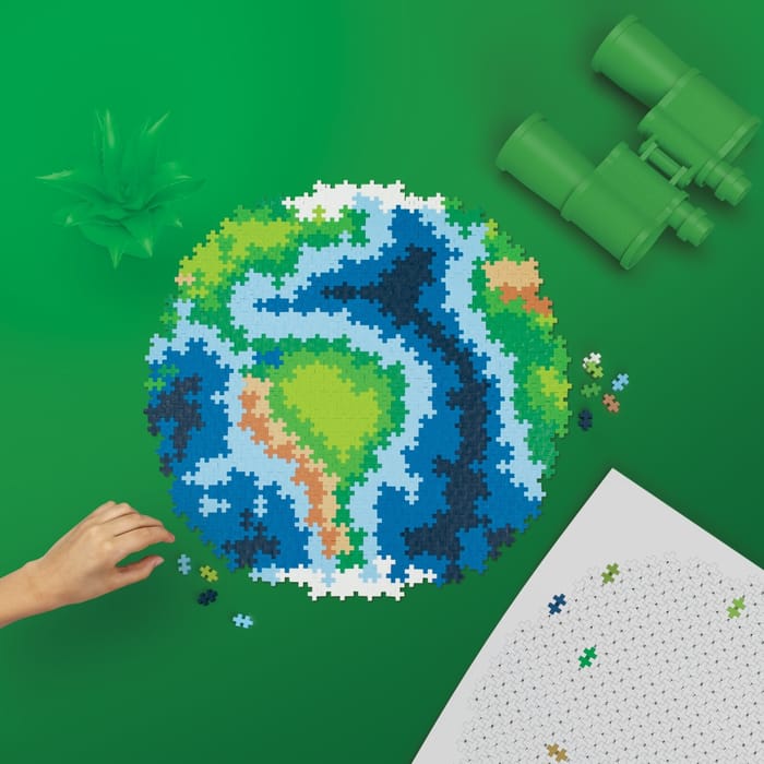 Plus-Plus - Puzzle By Number, Earth, 800 pcs