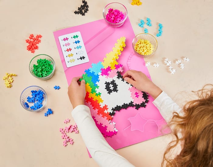 Plus-Plus - Puzzle By Number, Unicorn, 250 pcs