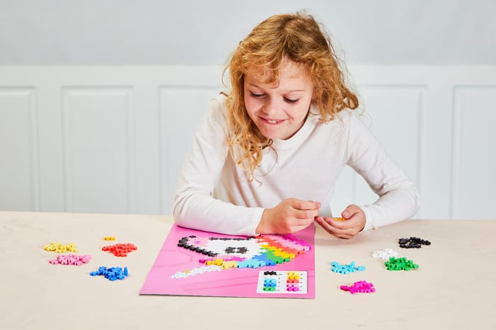 Plus-Plus - Puzzle By Number, Unicorn, 250 pcs