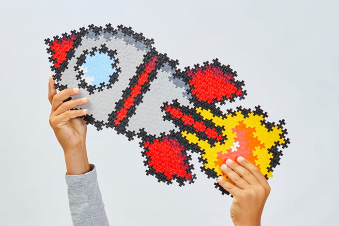 Plus-Plus - Puzzle By Number, Rocket, 500 pcs