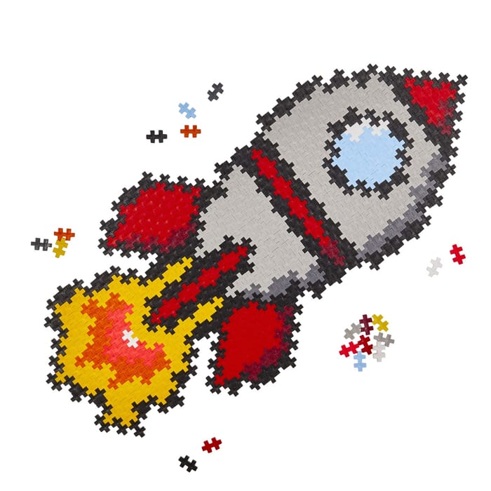 Plus-Plus - Puzzle By Number, Rocket, 500 pcs
