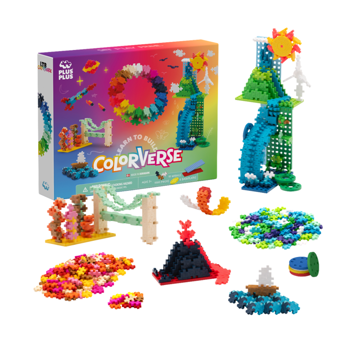 Plus-Plus - Learn to Build Colorverse, 1000 pcs