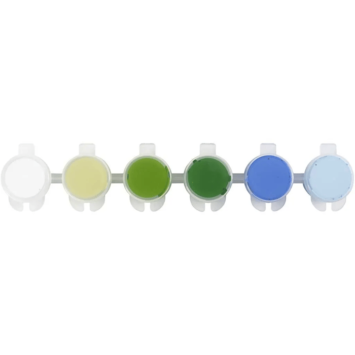 Craft Paint - Blue/Green, 6x5 ml