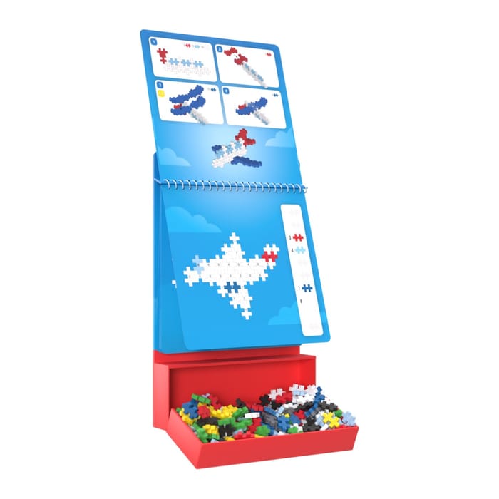 Plus-Plus - Activity Pad, Transportation, 125 pcs