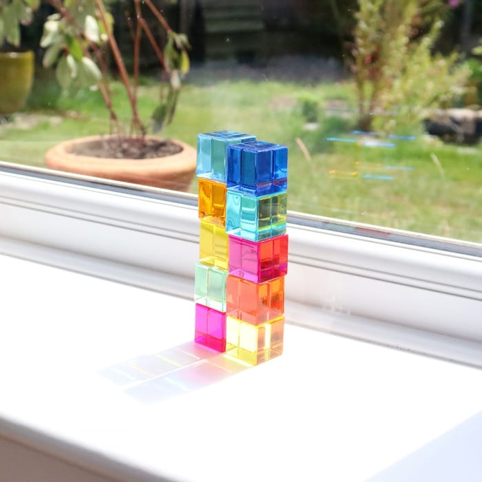 Translucent Gem Cubes, 10 pcs
