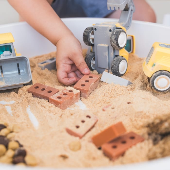 Mini Bricks for Sensory Play, 25 pcs