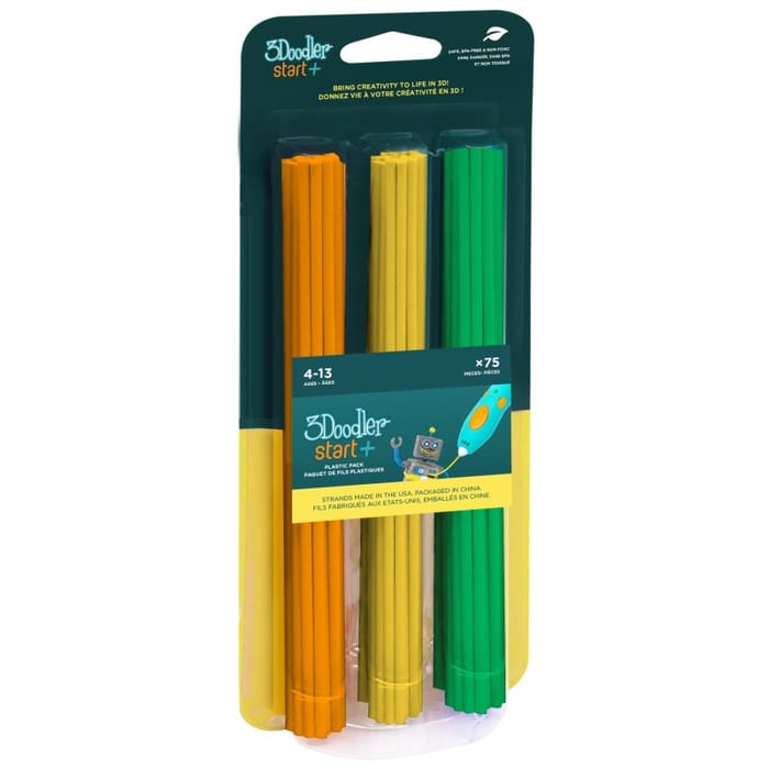 3Doodler Start+ Refill Colour Mix 2, 75 pcs