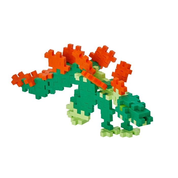 Plus-Plus - Stegosaurus, Tube with 100 pcs