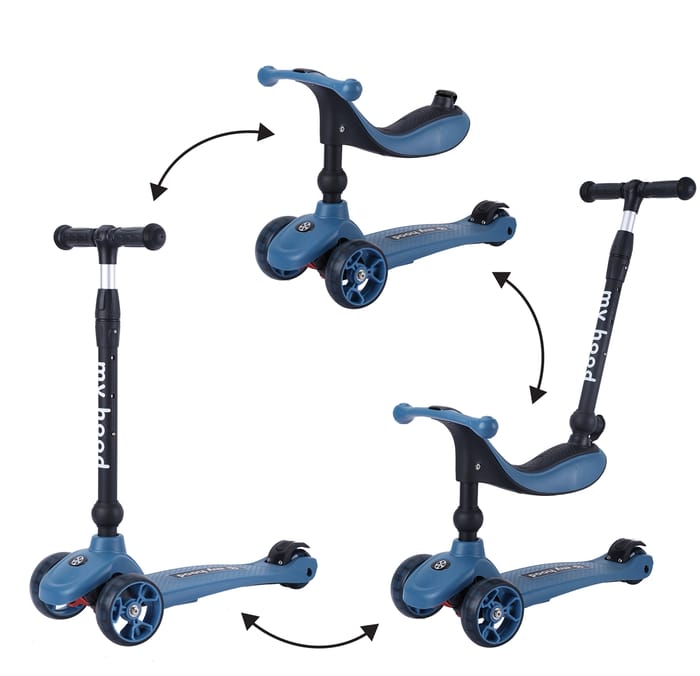 Scooter/Balance Bike - Kick'n'Ride, Dark Blue