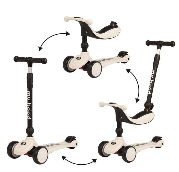 Scooter/Balance Bike - Kick'n'Ride, Cool Gray