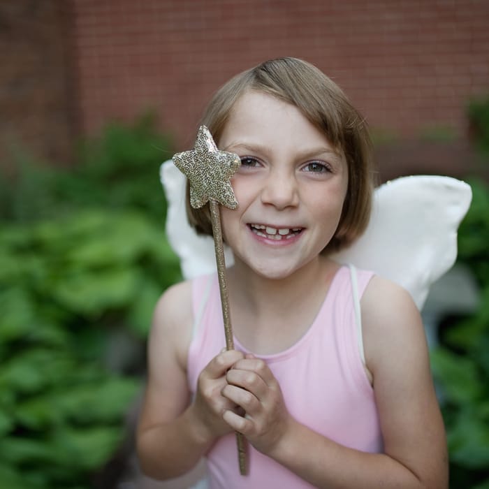 Skirt & Wings - Gold Sequins, 3-6 yrs