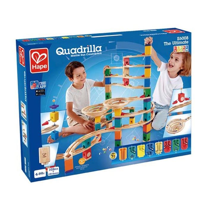 Quadrilla Marble Run - Cyclone, 202 pcs