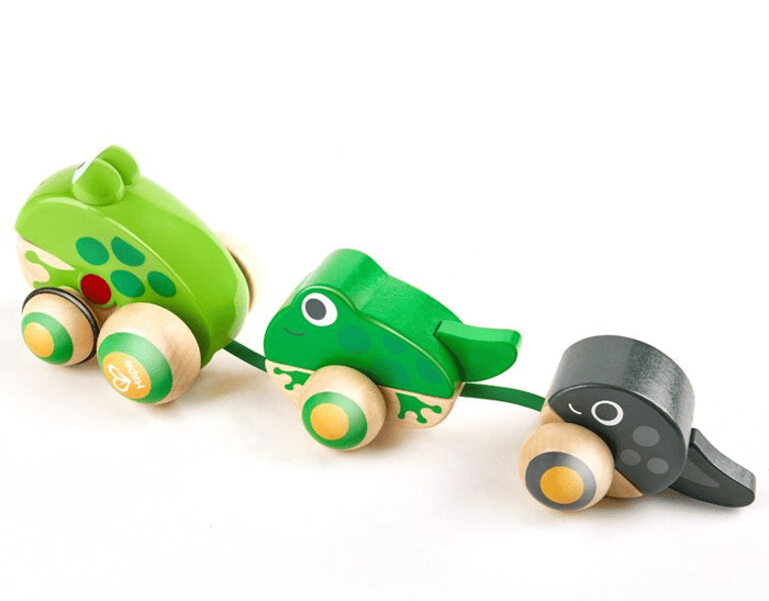 Pull-Along Toy - Frog Family