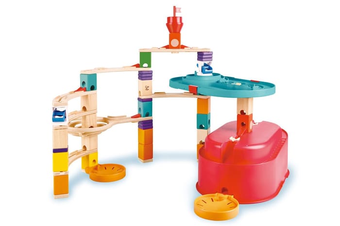 Quadrilla Marble Run - Bucket, 65 pcs