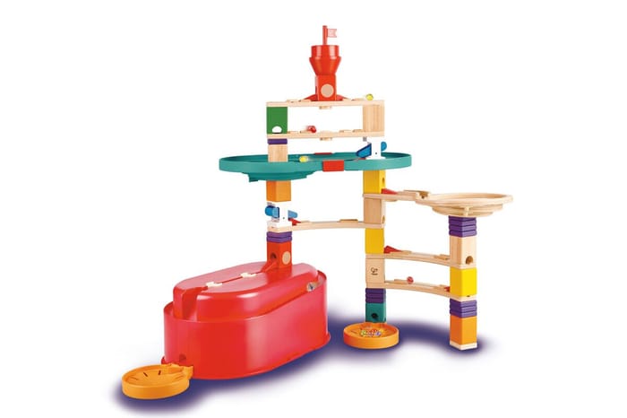 Quadrilla Marble Run - Bucket, 65 pcs