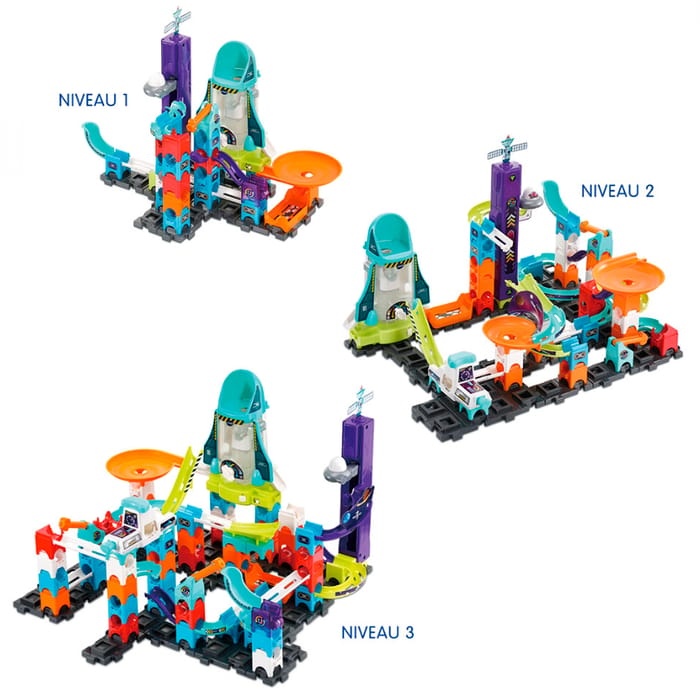 Marble Run - Marble Rush Space Magnetic, 120 pcs