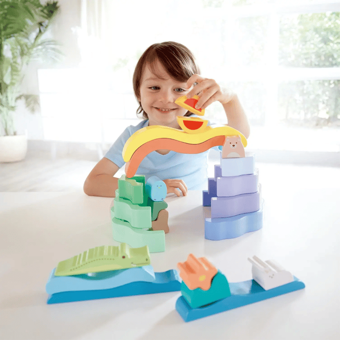 Stacking & Building Blocks - Nature Scene