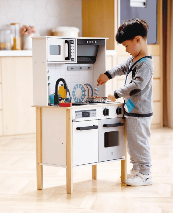 Play Kitchen with Microwave, Lights & Sounds