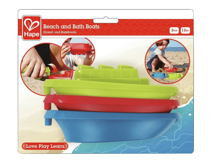 Sand Play - Beach & Bath Boats, 3 pcs