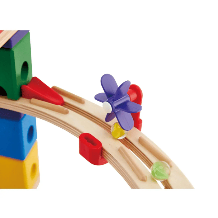 Quadrilla Marble Run - Race to the Finish, 58 pcs