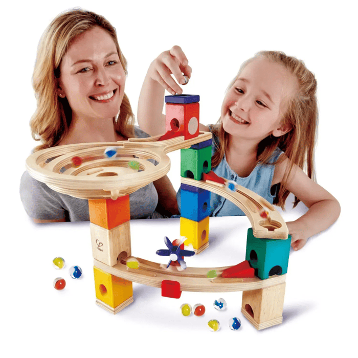 Quadrilla Marble Run - Race to the Finish, 58 pcs