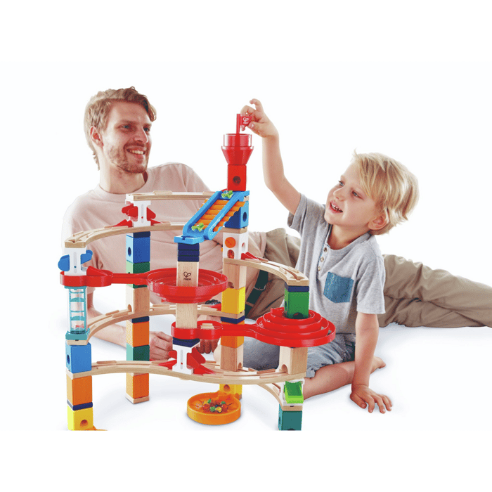 Quadrilla Marble Run - Super Spirals, 129 pcs
