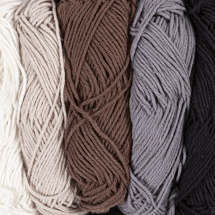 Cotton Yarn - Nature, 5 x 50 m
