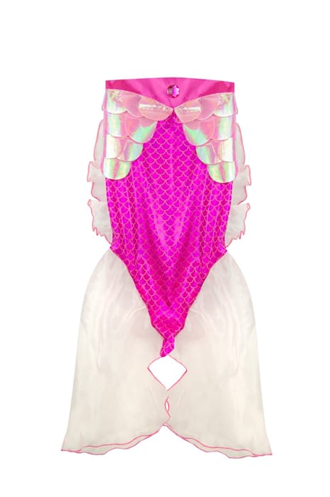 Mermaid Tail Skirt & Headband - Pink, Size 4-6 yrs