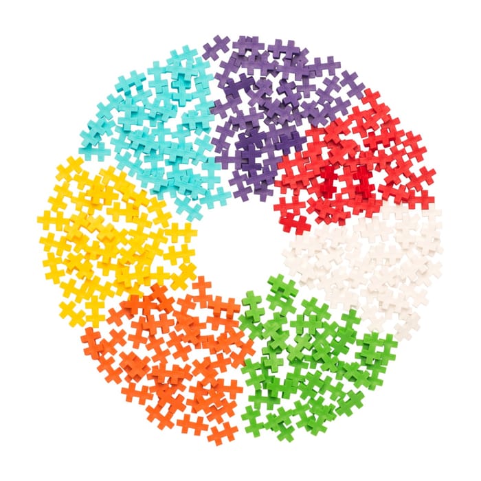 Plus-Plus - Rainbow, Tube with 240 pcs