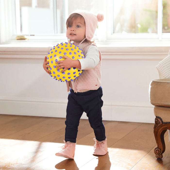 Sensory Ball (Uninflated) Ø18 cm - Yellow/Purple