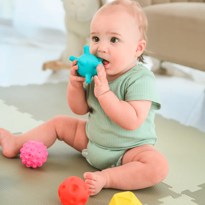 Sensory Mini Balls - Mix, 12 pcs