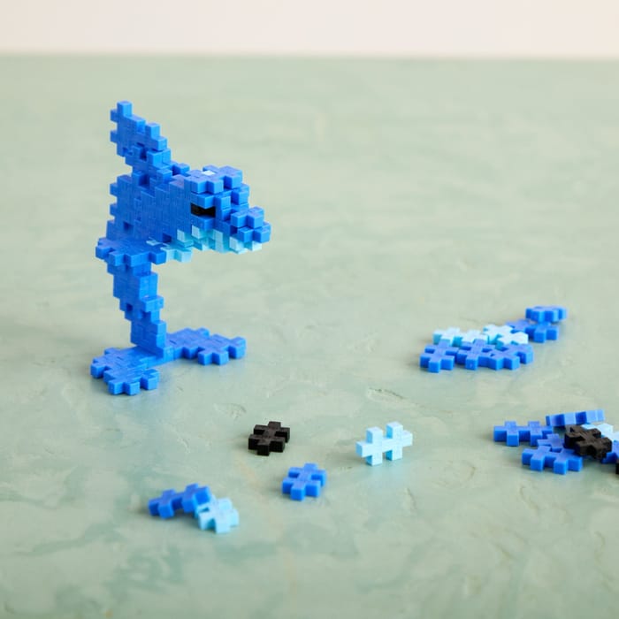 Plus-Plus - Dolphin, Tube with 100 pcs