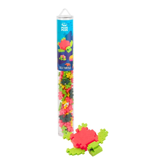Plus-Plus - Sea Turtle, Tube with 100 pcs