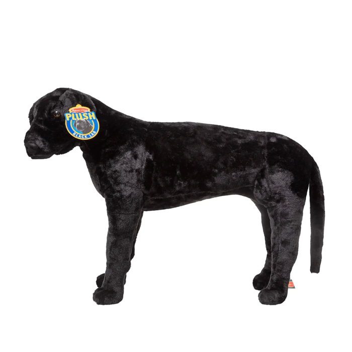 Lifelike Stuffed Animal - Black Lab