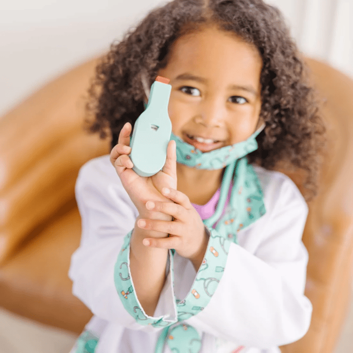 Doctor Costume & Doctor Kit, Size 3-6 Years